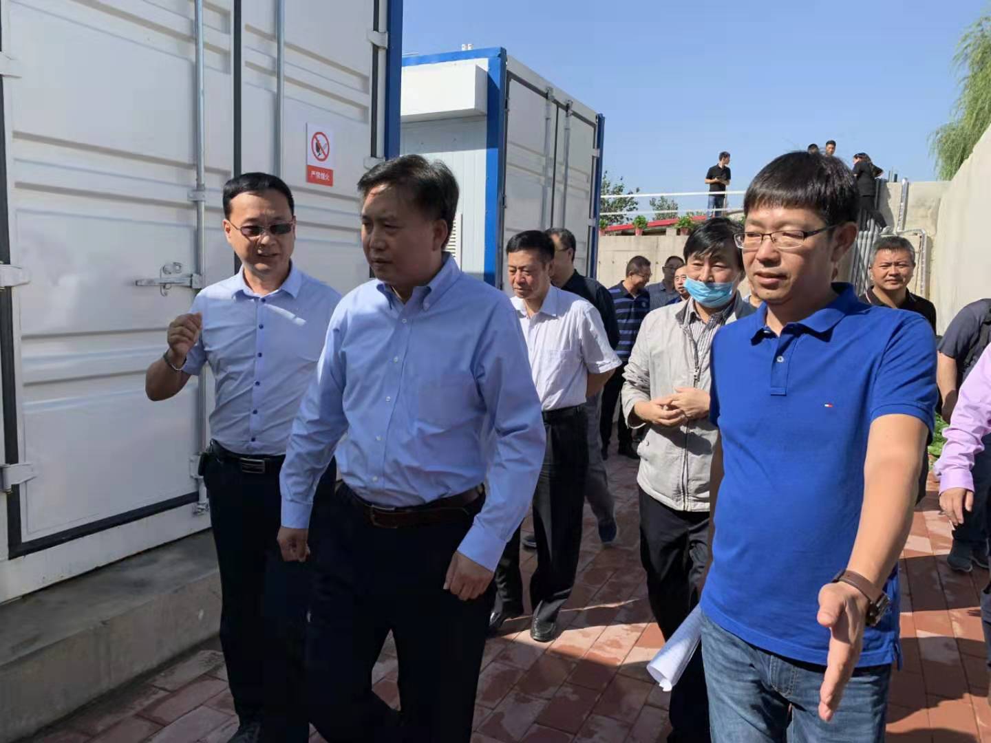 河北省生态环境厅厅长高建民组织参观考察U8官方网站_U8U8（中国）污水分散源治理项目运行情况